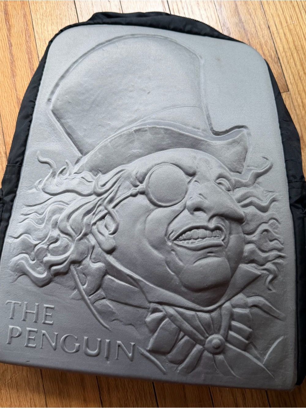 Vintage 90s 1991 Batman Forever “The Penguin” 3d imprint impression backpack